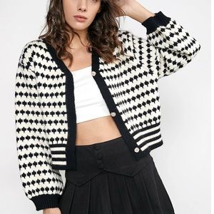 J.ING puff sleeve cardigan